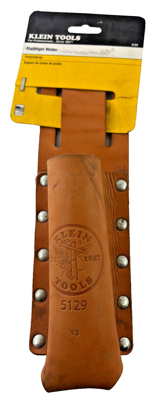Klein Tools 5129 Flashlight Holder Utility Belt / Tool Pouch