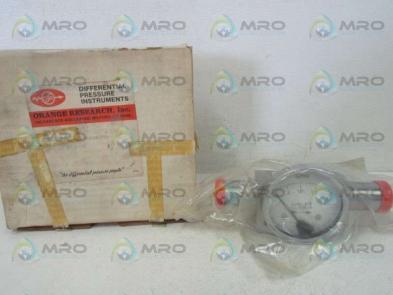 ORANGE RESEARCH 2321FG-1C-2.5L DIFFERENTIAL PRESSURE GAUGE NSMP