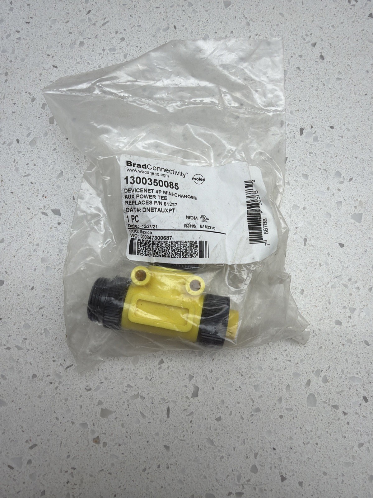 Brad Connectivity 1300350085 MiniChange Power Tee DNETAUXPT
