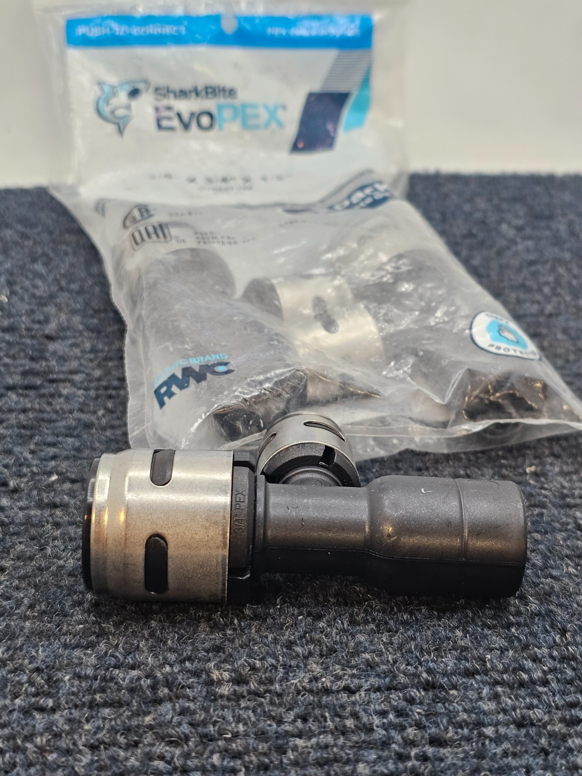 (QTY 3) SHARKBITE EVOPEX K4483WP3: 3/4″ X 3/4″ X 1/2″ STREET TEE