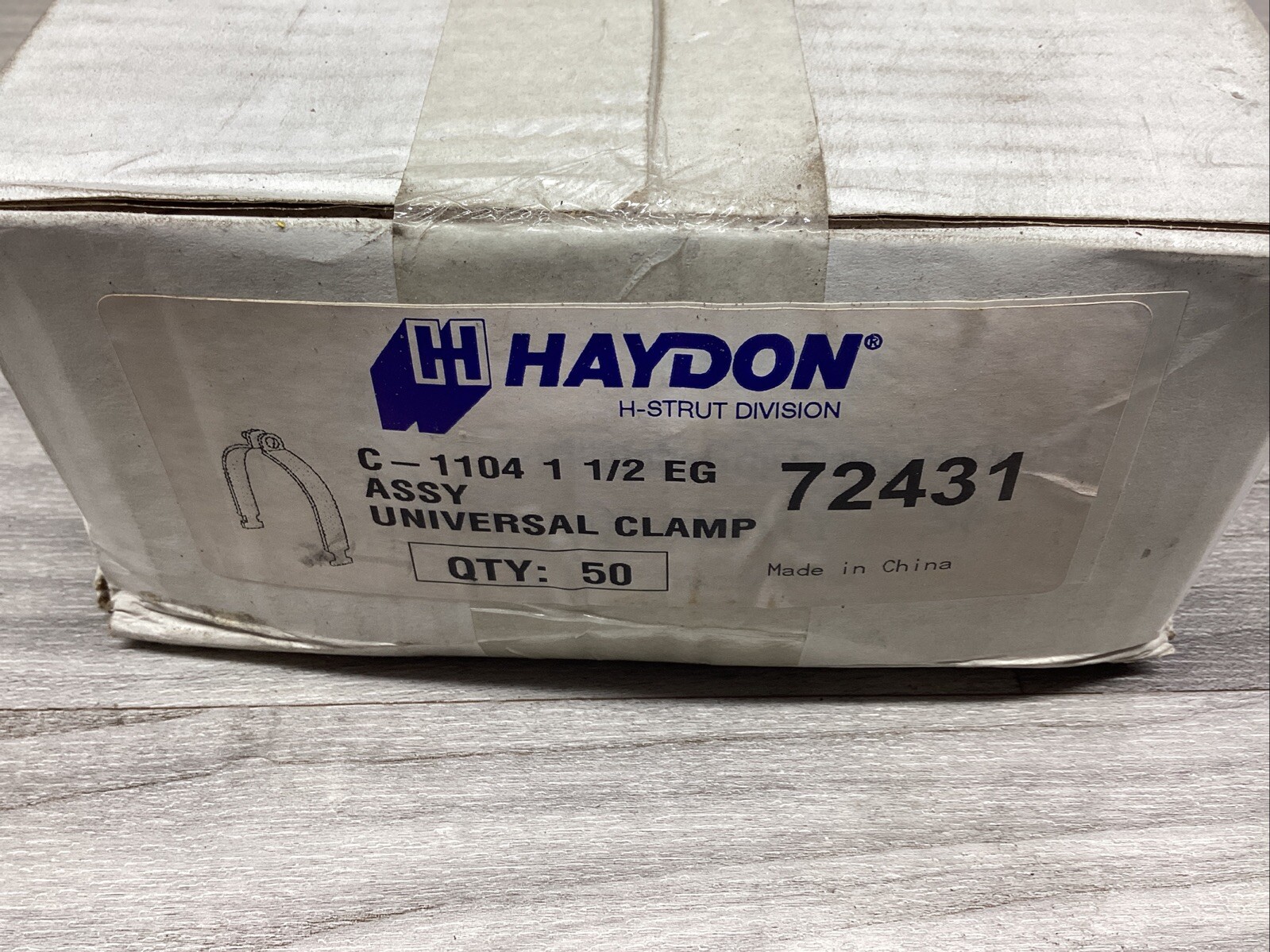 Haydon Corp 72431 C-1104 X 1-1/2 inch EG ASSY Universal Clamp #806G152PR7