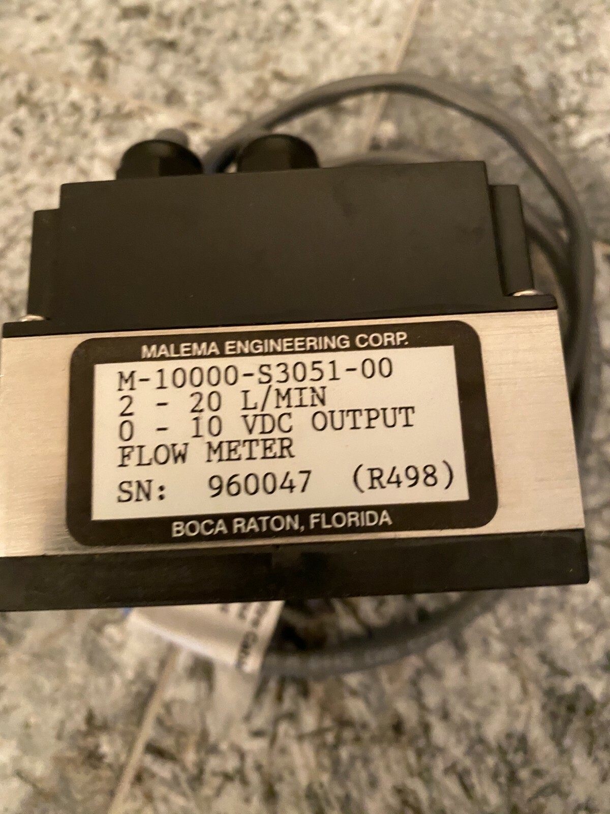 Malema M-10000-S3051-00 Flow Meter