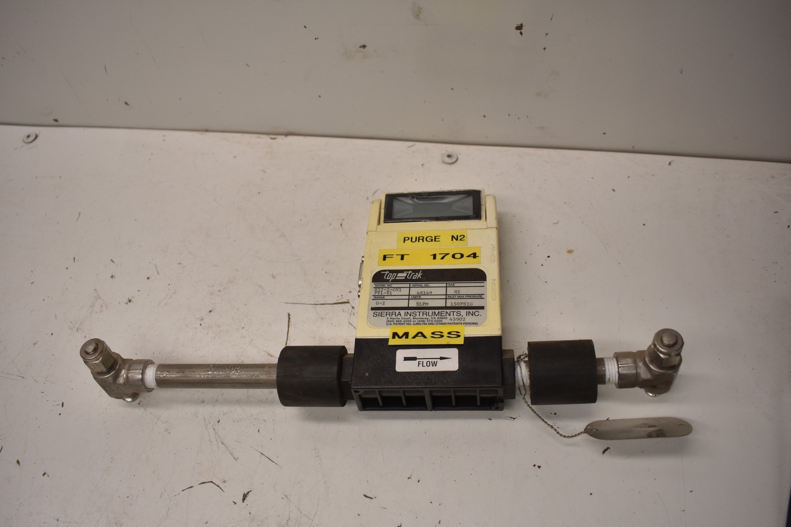 Sierra Instruments Top Trak Flow Meter 822-2-OV1-PV1-V1