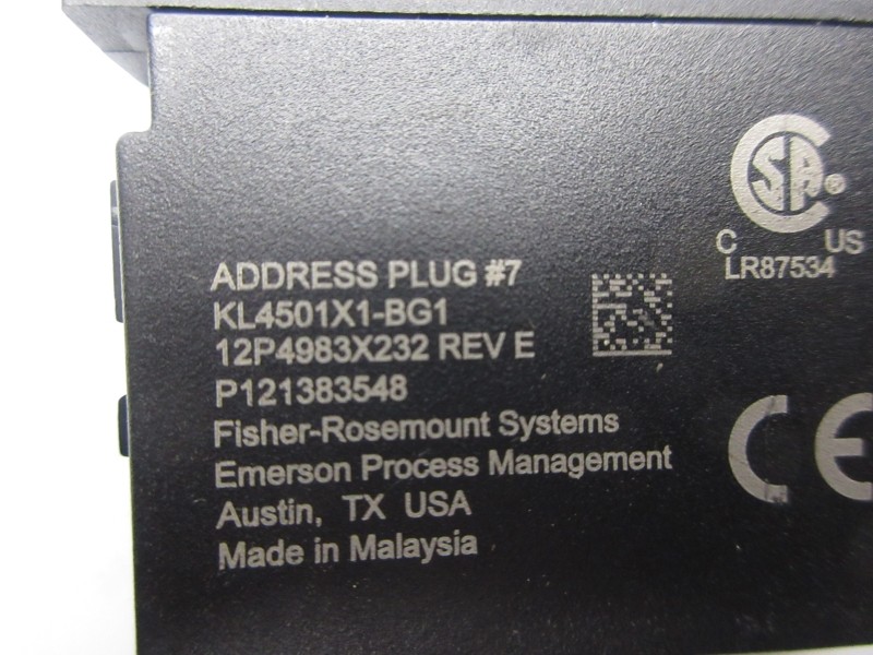 FISHER-ROSEMOUNT KL4501X1-BG1 12P4983X232 REV. E NSNP