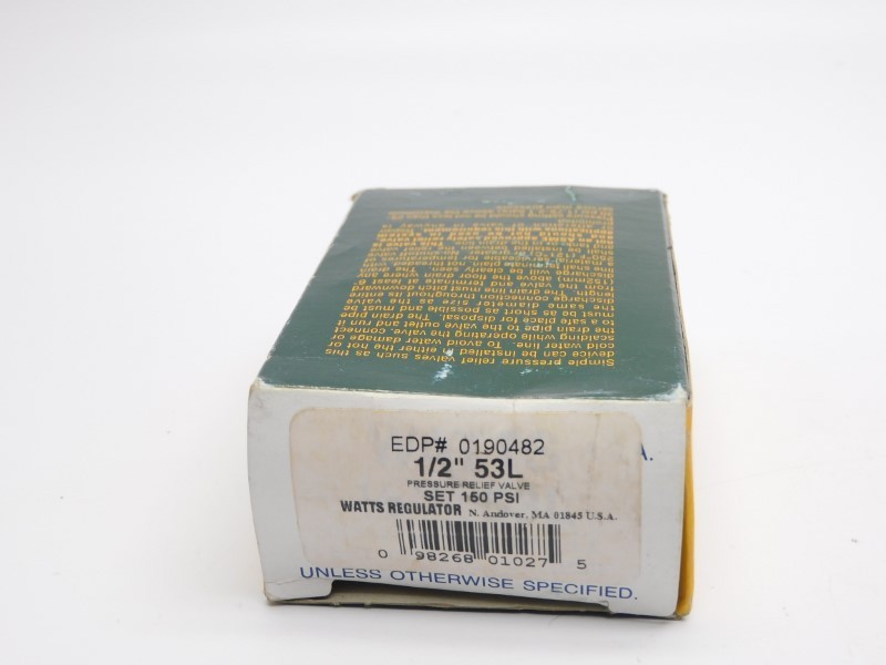 WATTS 0190482 150PSI 1/2″ NSMP