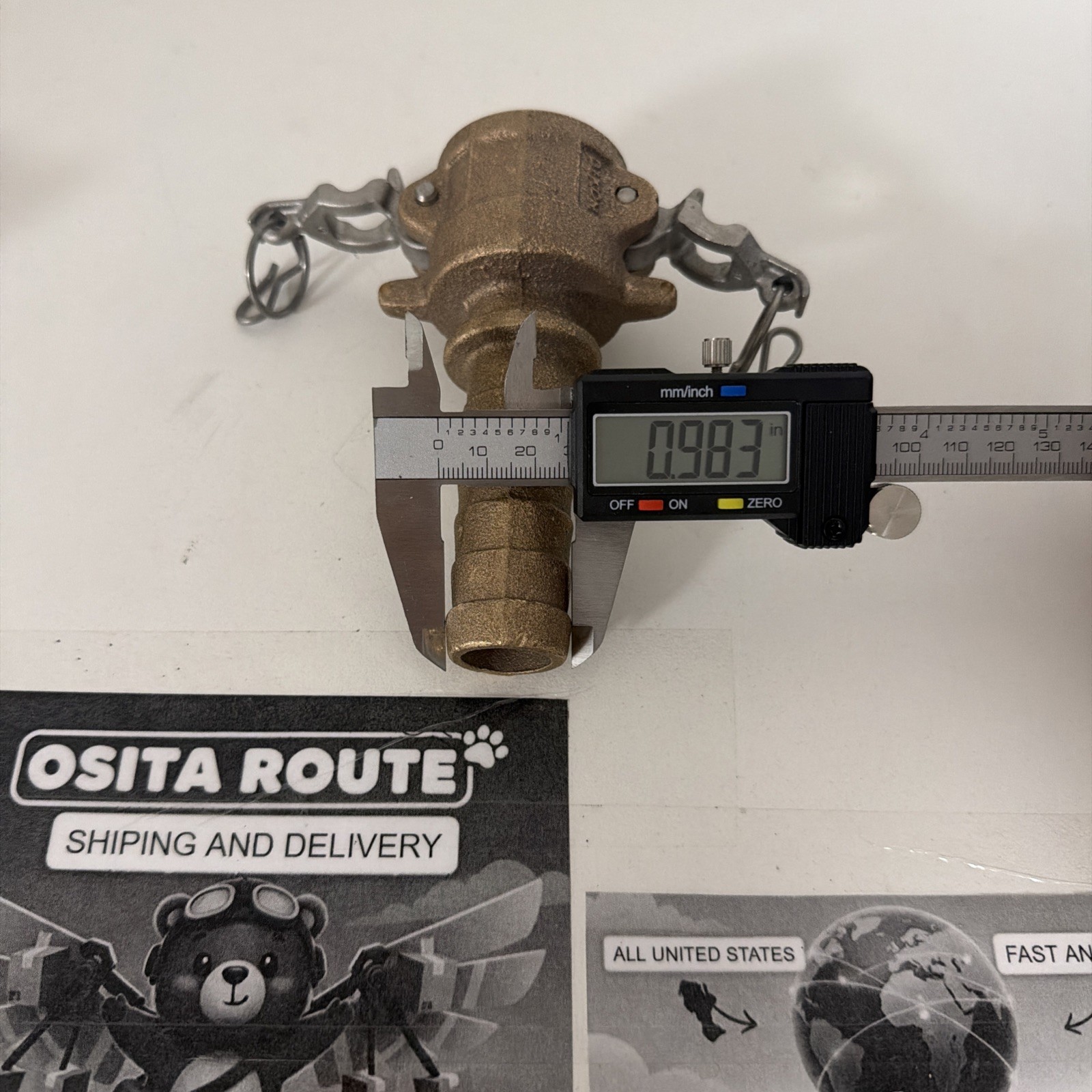 Dixon C-100 BRONZE CAMLOCK HOUSE COUPLING