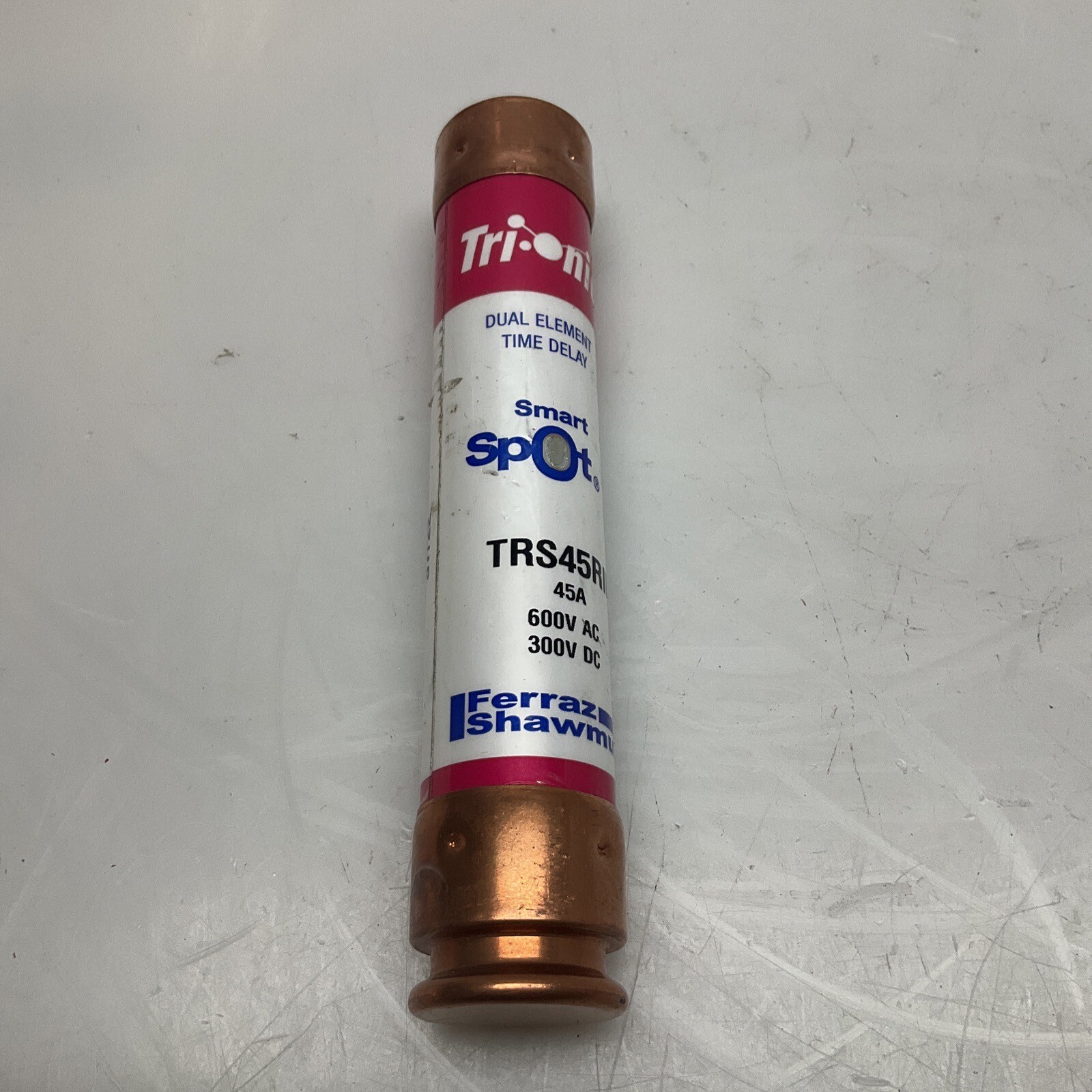 Ferraz Trionic TRS45RID Dual Element Time Delay 45A 600V AC 300V DC Fuse