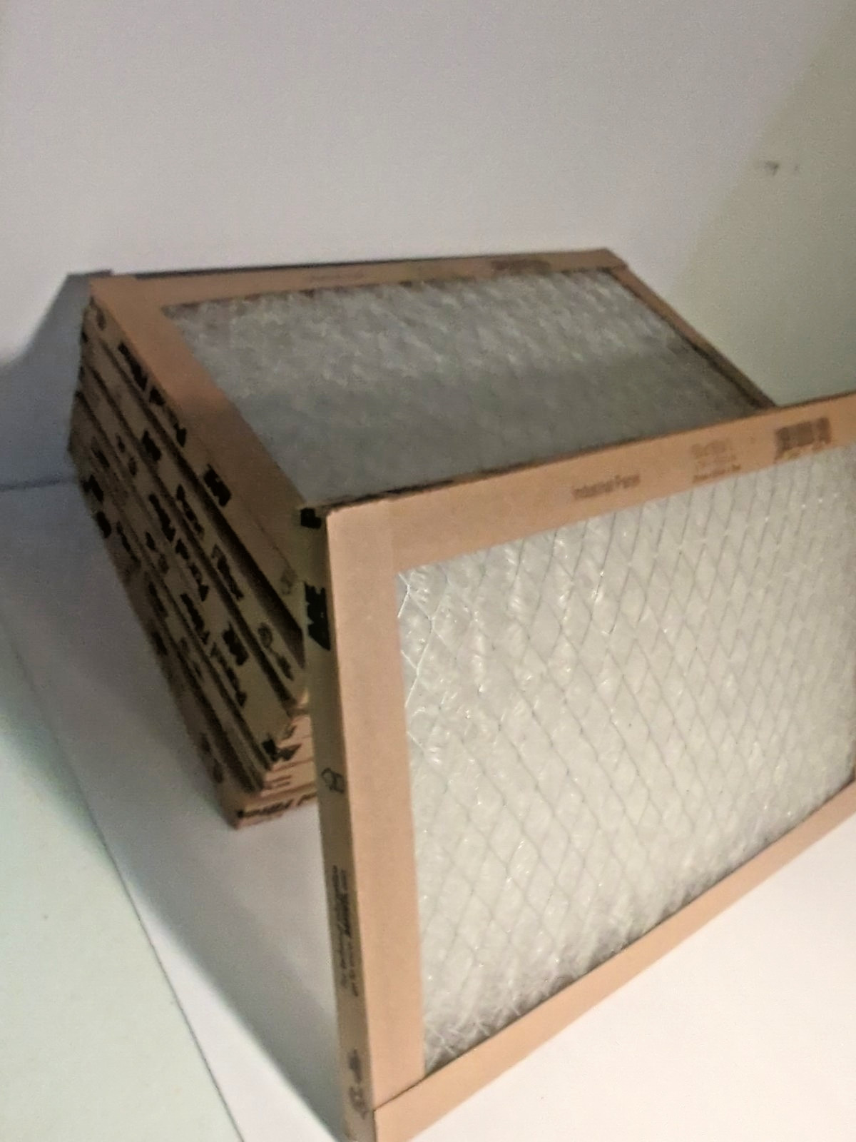 LOT OF 7 AAF PANEL AIR FILTER -AIR HANDLER 16X20X1