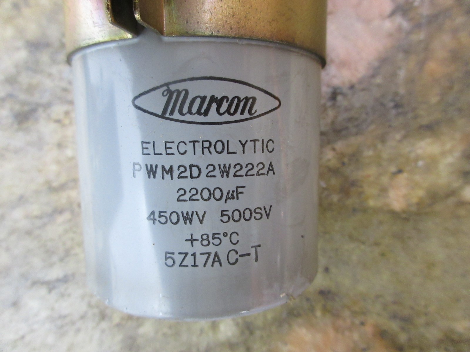 MARCON PWM2D2W222A ELECTROLYTIC CAPACITOR LOT OF 3 PIECES