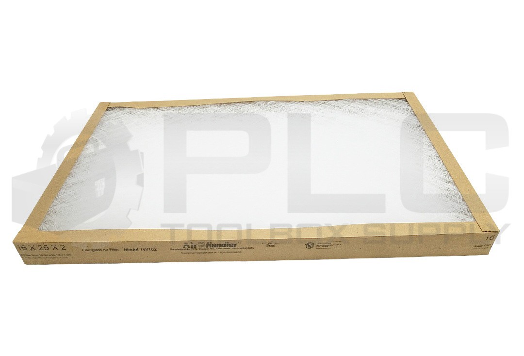 NEW BOX OF 12 AIR HANDLER 1W102 FIBERGLASS AIR FILTER 16x25x2