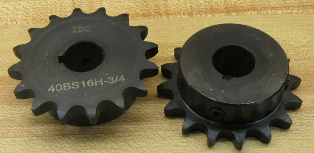 IDC 40BS16H-3/4 Sprocket 40BS16H34 (Pack of 2)