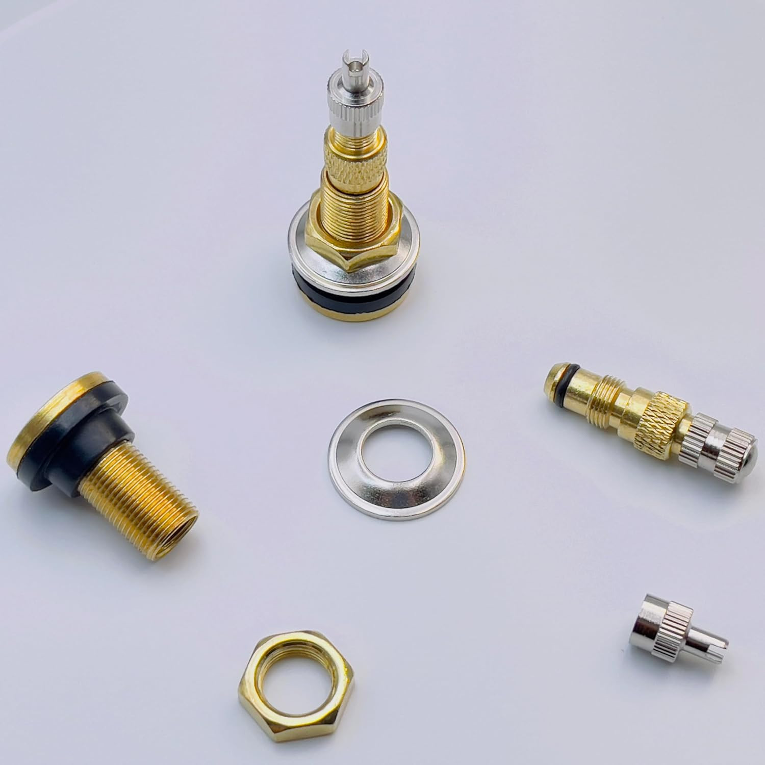 2Pieces TR618A Tractor Air/Liquid Valve Stems for Industrial Agricultural Wheels