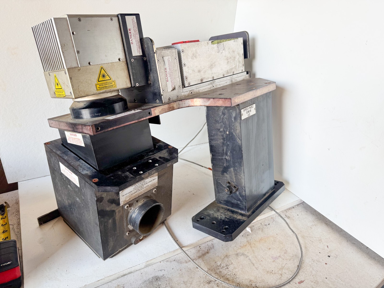 TELESIS XP1C CONTROLLER W/ PROSERIES I SCAN HEAD LASER PARTS and REPAIR