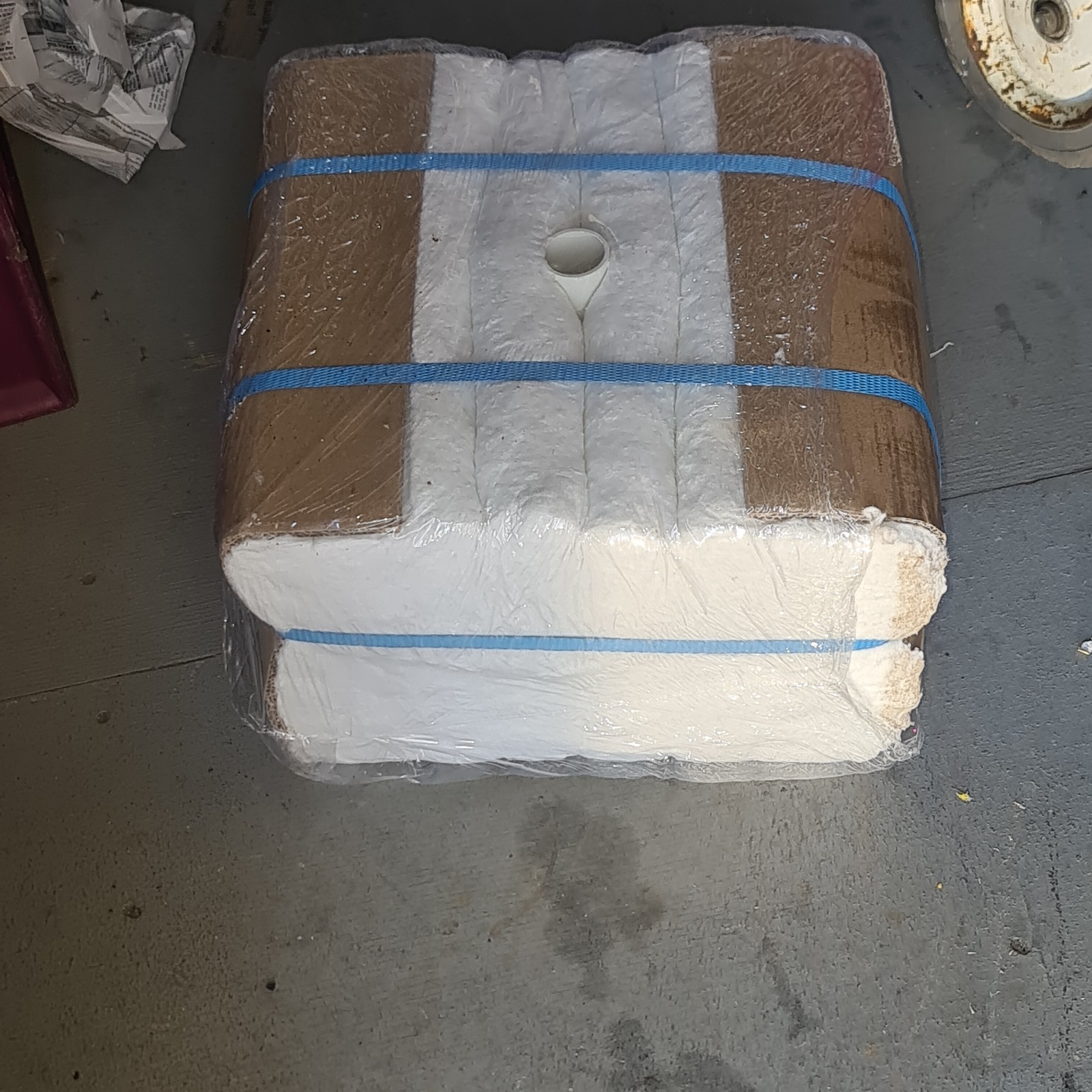 Ceramic Fiber Folded Module 12x12x8 2300⁰ metal melt Kiln Forge Insulation