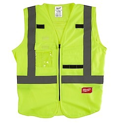 Milwaukee 48-73-5022 High Visibility Yellow Safety Vest – L/XL