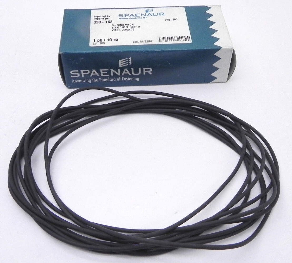 Spaenaur O Ring Viton 75 Duro Black 320-162 (10 Pcs)