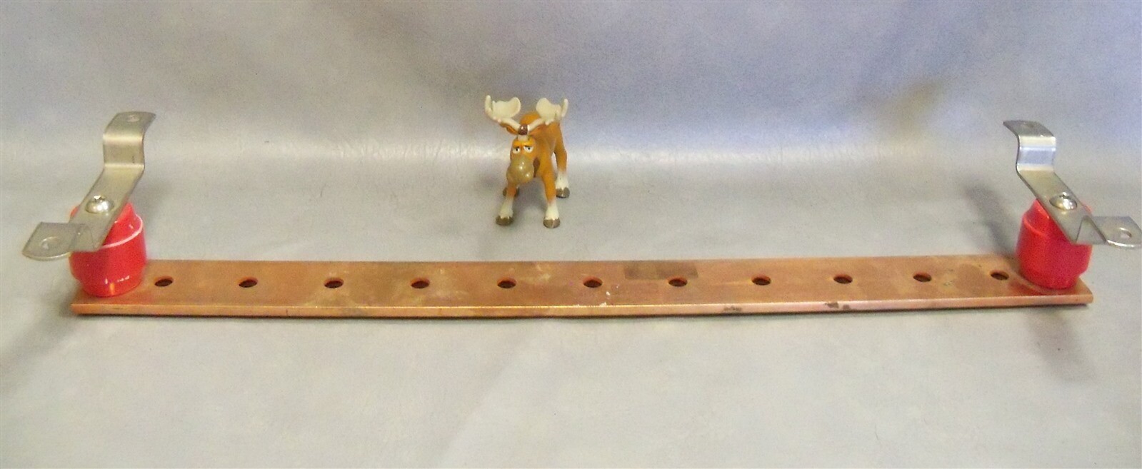 Harger GBI14224H Copper 2″W x 24″L x 1/4″ 13 Hole Ground Bar Grounding Bus Bar