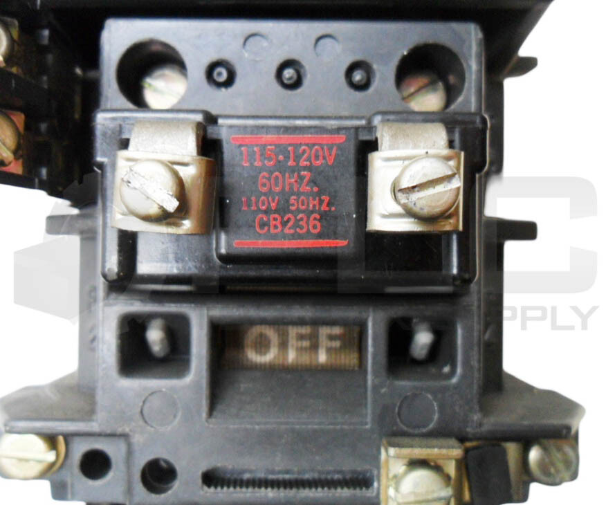 ALLEN BRADLEY 509-BOD /A CONTACTOR W/ CB236 W/ 590-BOW16 /A RELAY *READ*
