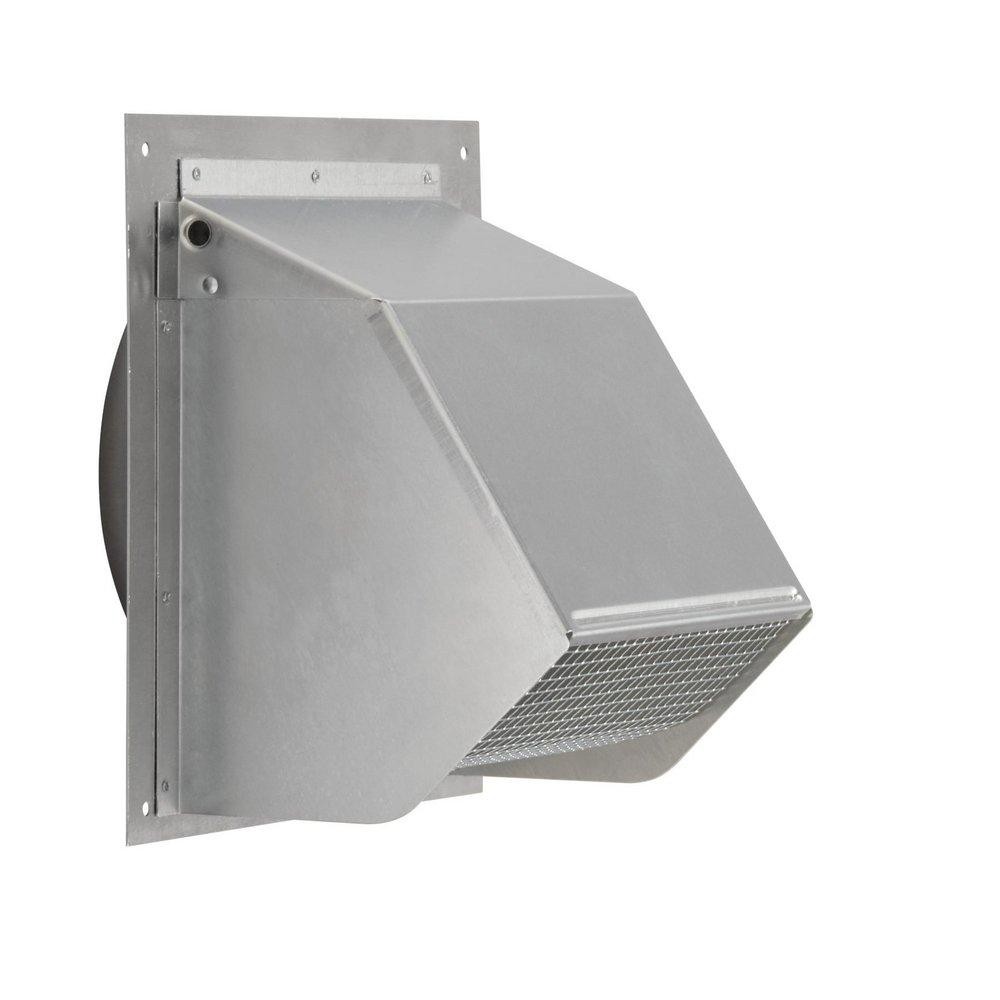 Broan 641FA 4″ Wall Cap Natural Finish, 4″ OD, Ventilation Accessory