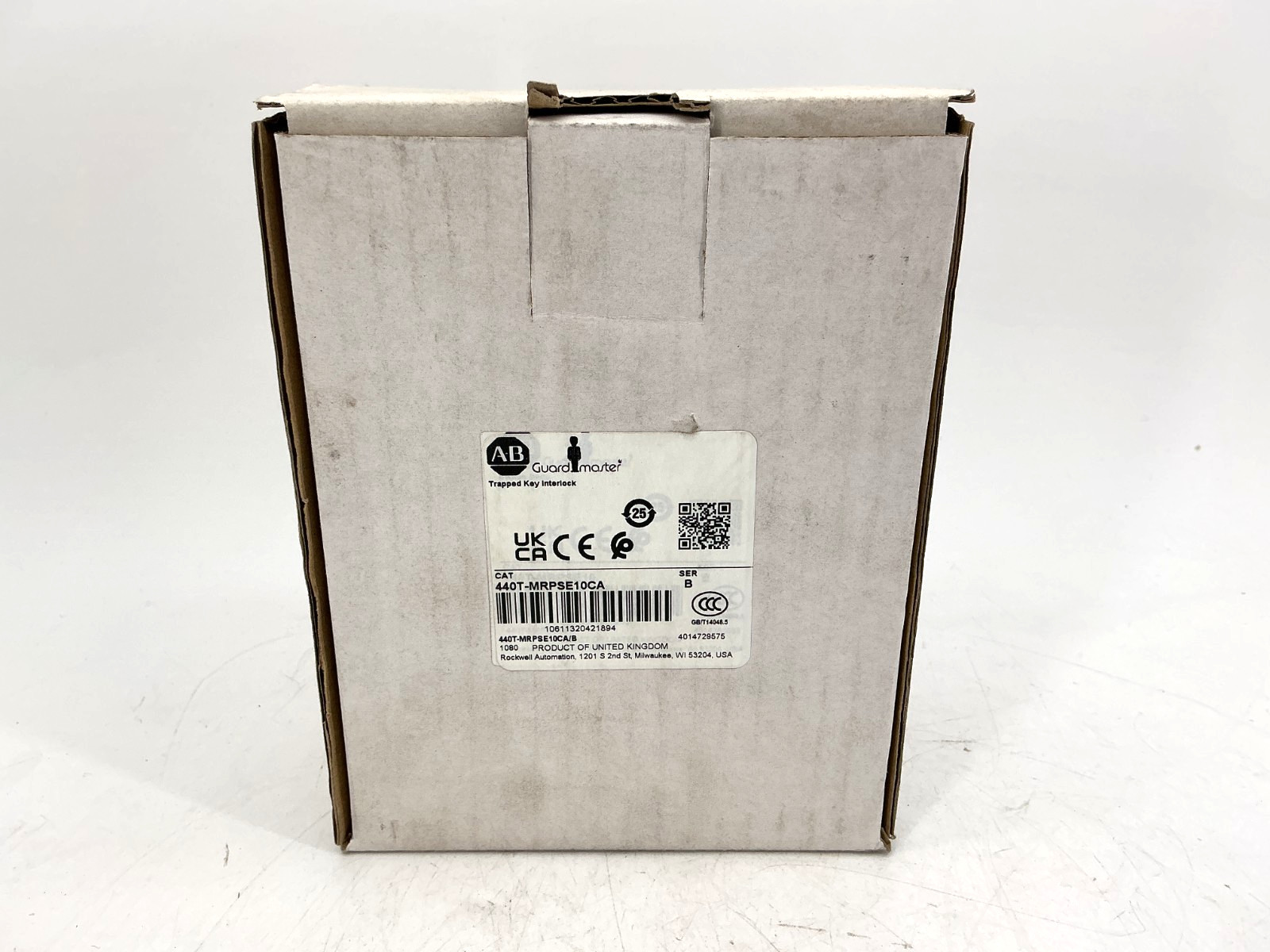 New Allen Bradley 440T-MRPSE10CA Ser B Guardmaster Trapped Key Interlock 20A