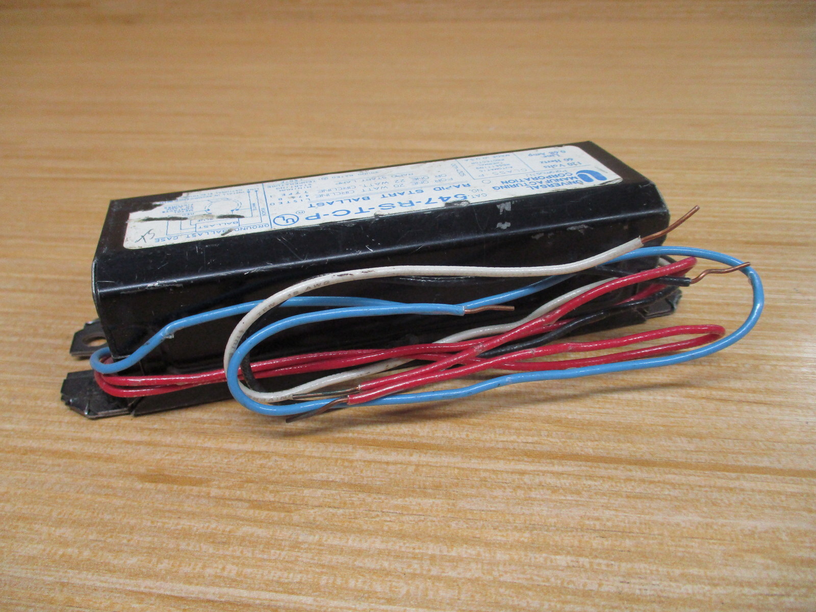 Universal Manufacturing 547-RS-TC-P Ballast 547RSTCP