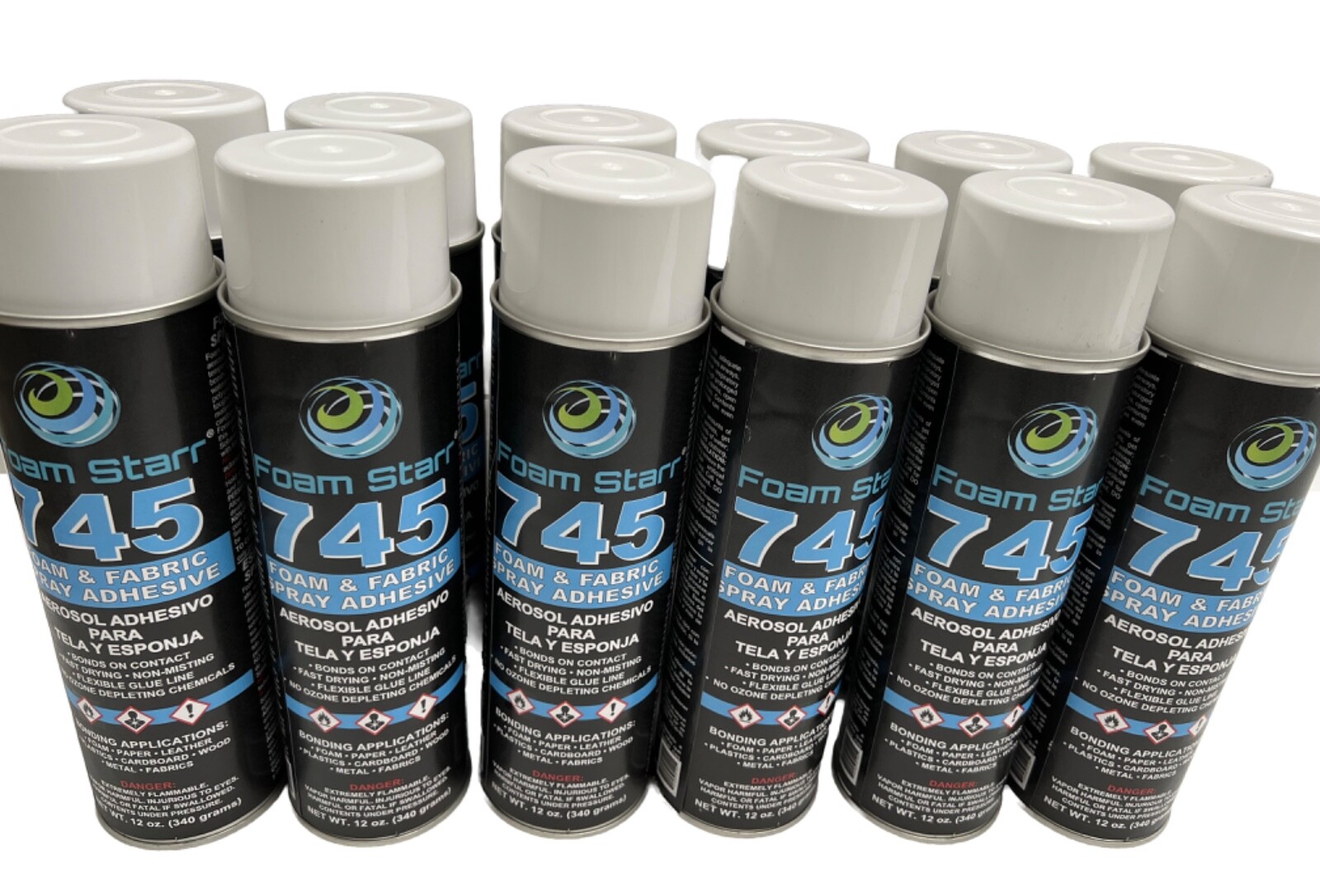 745 Foam Starr Adhesive Spray 12oz Foam & Fabric Upholstery Grade Made In USA