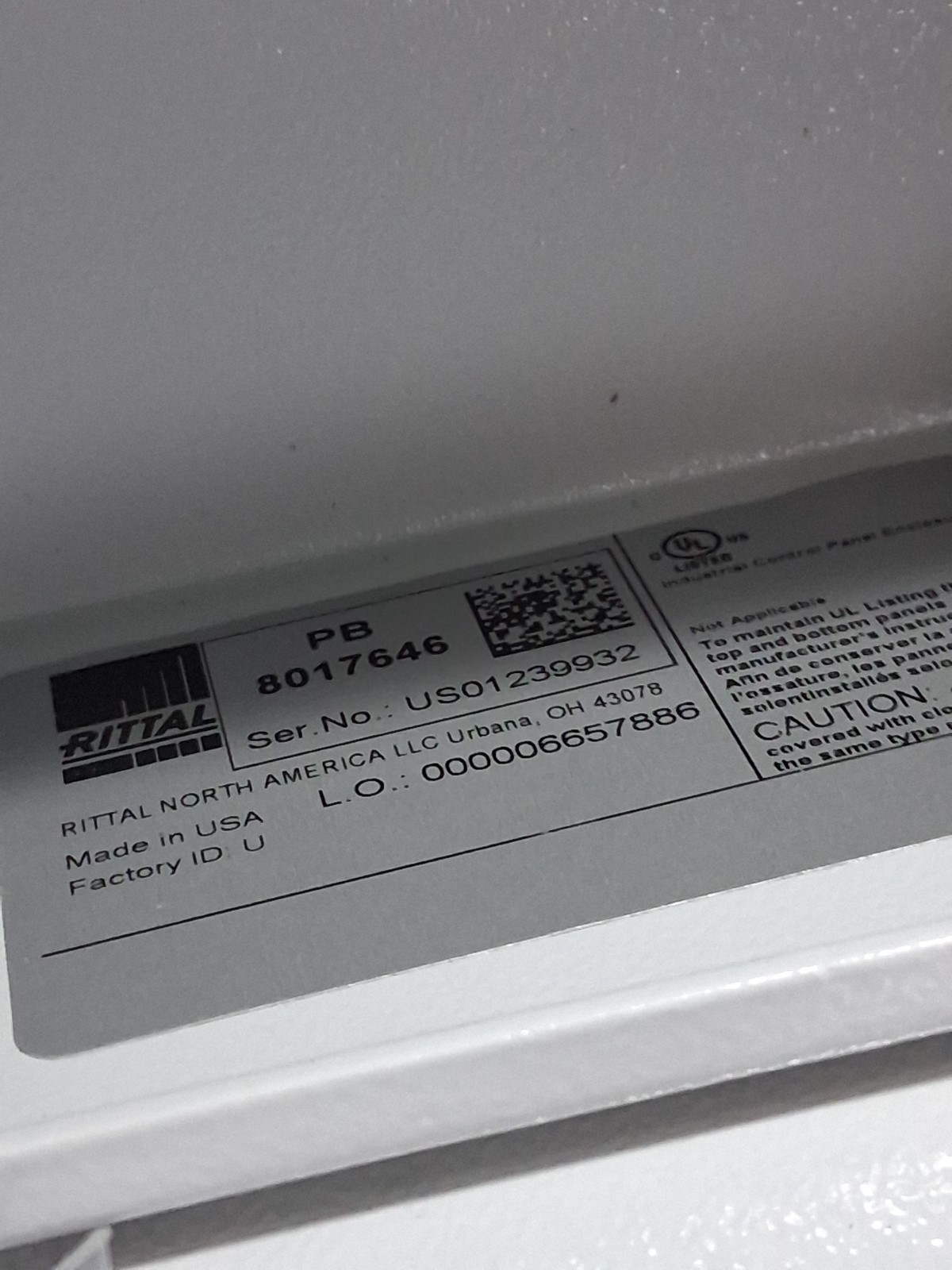 RITTAL 8017646 PUSHBUTTON ENCLOSURE 2 HOLE METAL LIGHT GREAY NNB