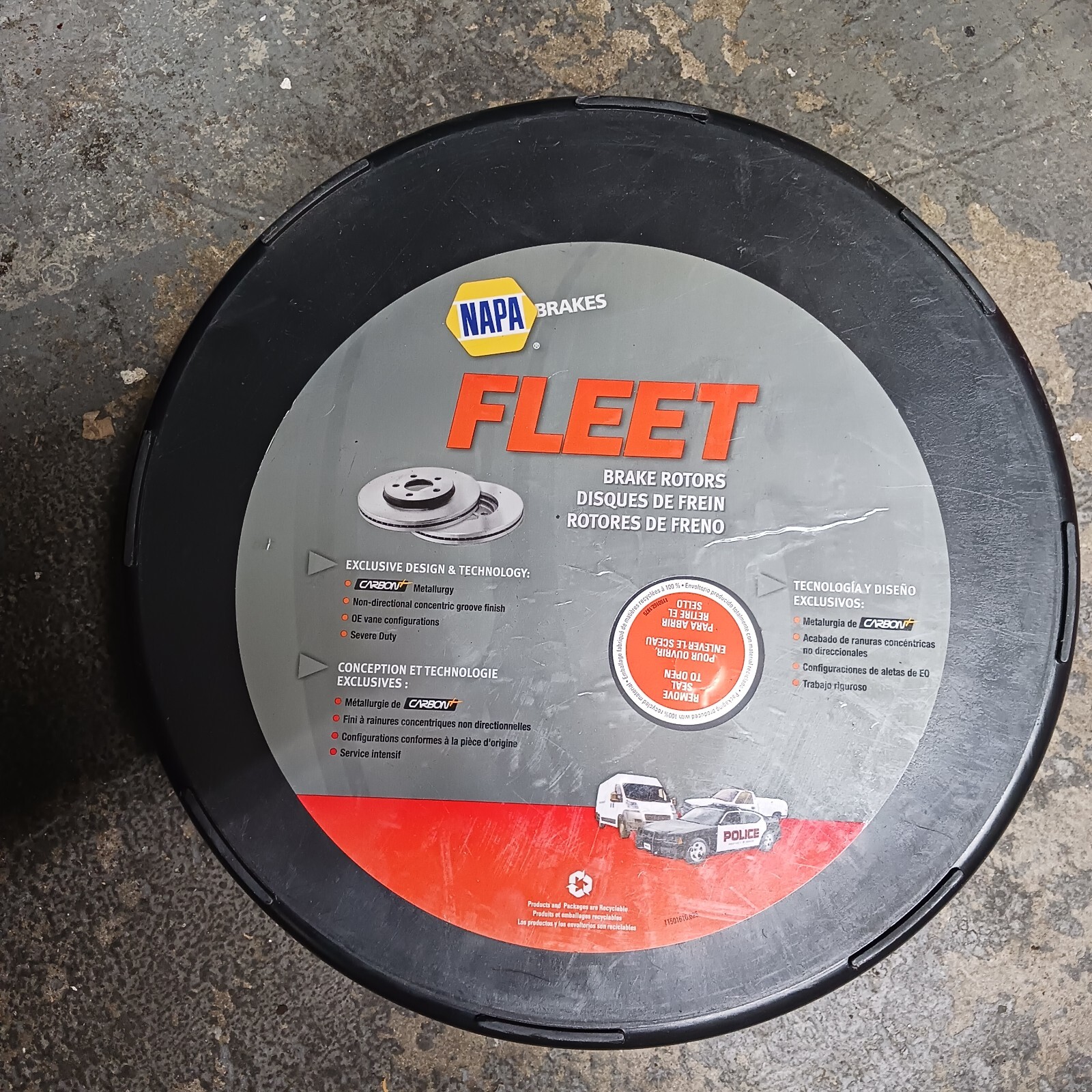 Napa Fleet FT880758 Disc Brake Rotors