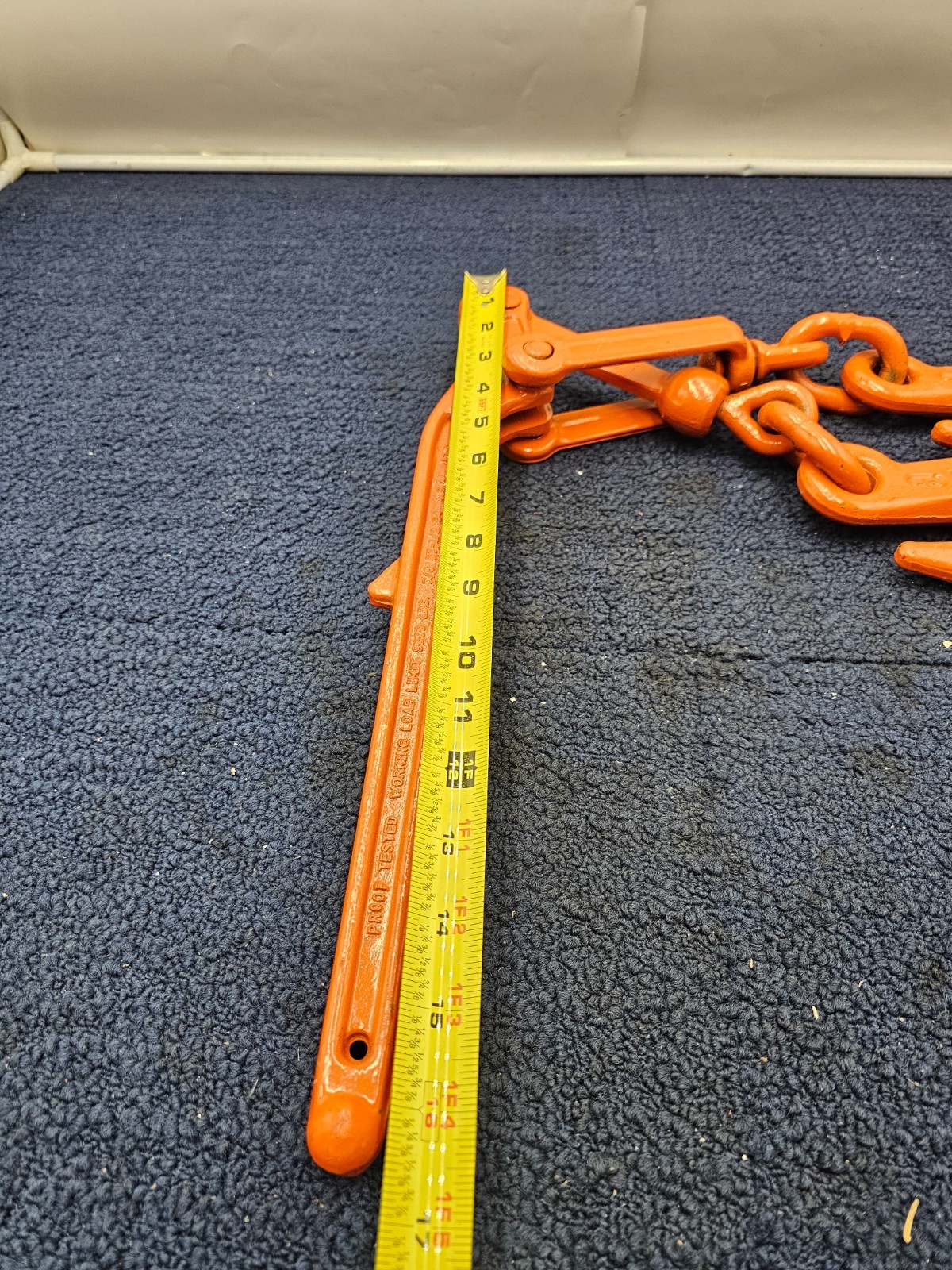 3/8″ G7 to 1/2″ G4 Lever Load Binder Forged Steel Powder Coated Orange