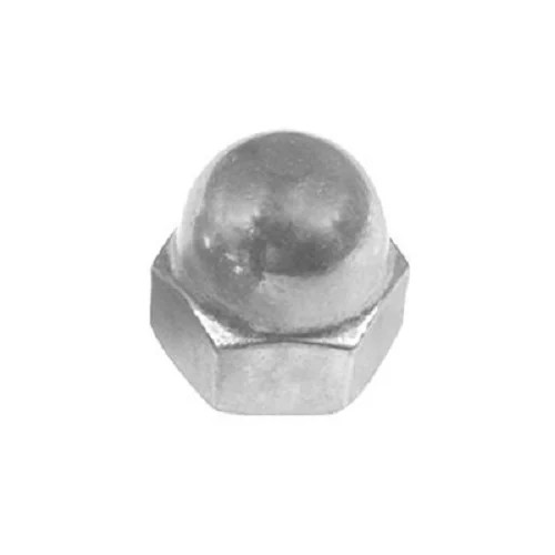 #10-32 X 3/8 Steel Acorn Cap Nut – Nickel (100EA)