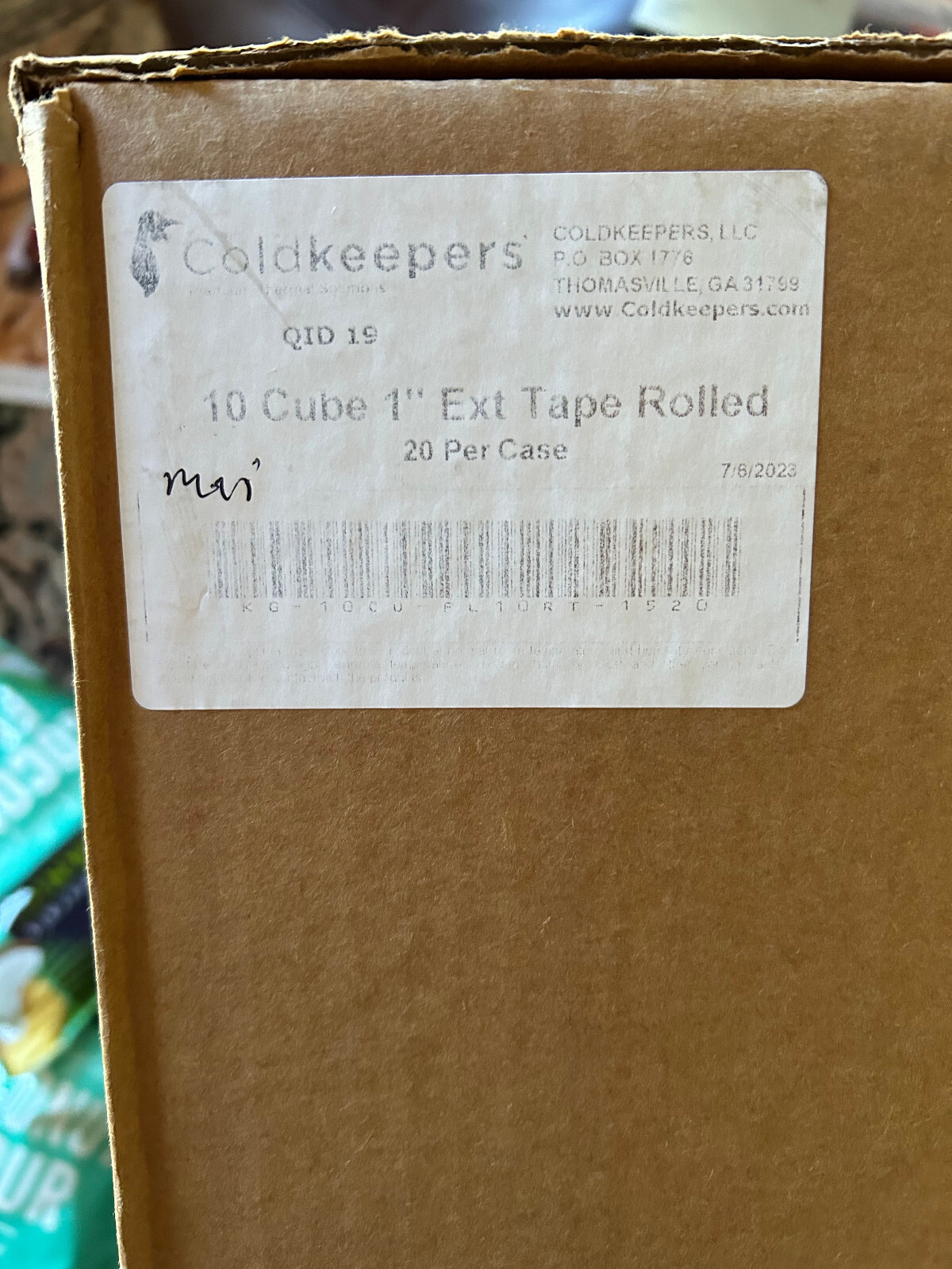 ColdKeepers 10 Cube 1″ Ext Tape Rolled Insulated Shipper Liners 20 Pack