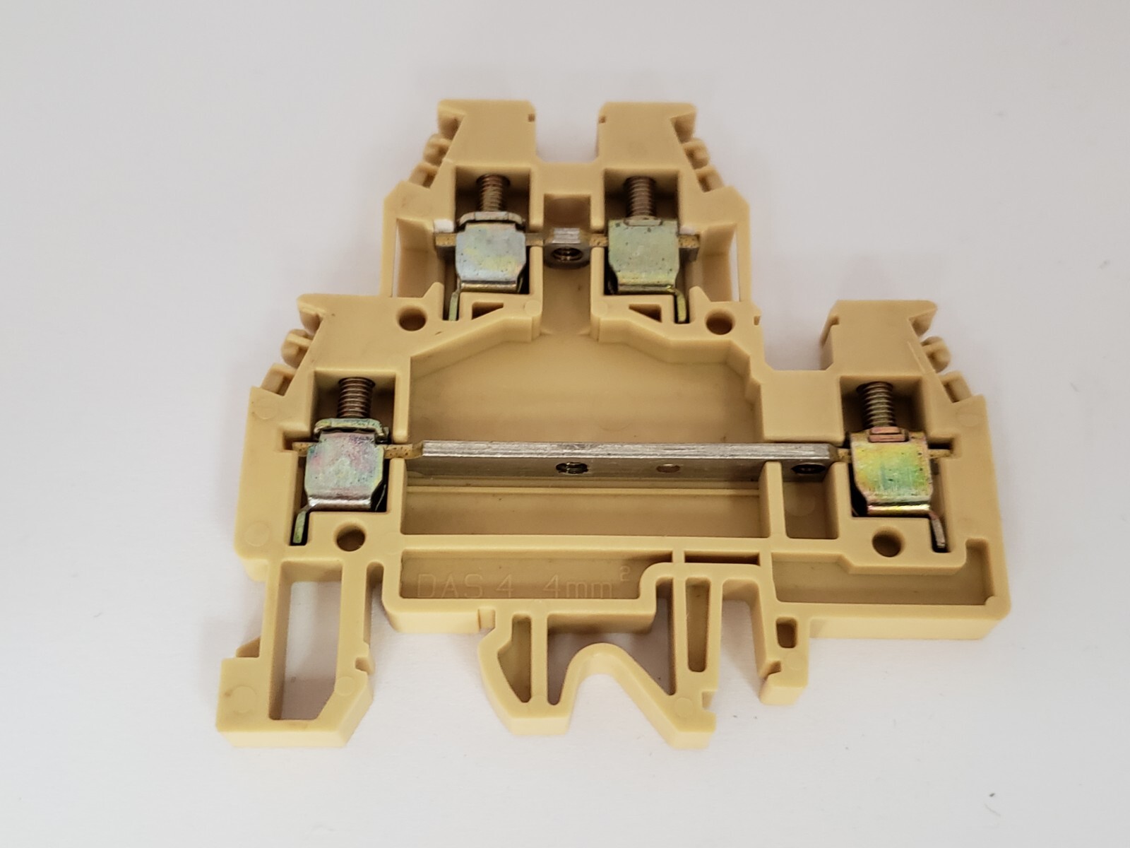 CABUR DAS-4 TERMINAL BLOCK 4mm 600V 20A 20-12 AWG (LOT OF 24) NNB