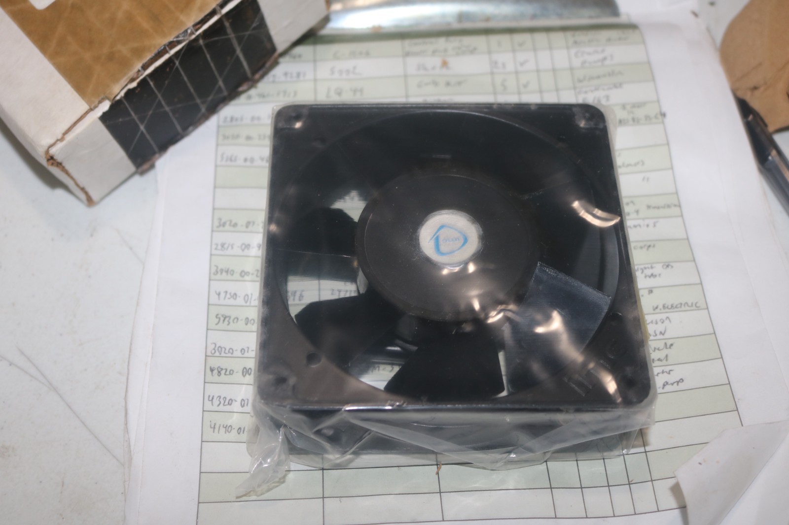NOS Boxer super frame fan PN BC2206F22-1 4140-01-082-5411 115 V 400 hz 5300 RPM