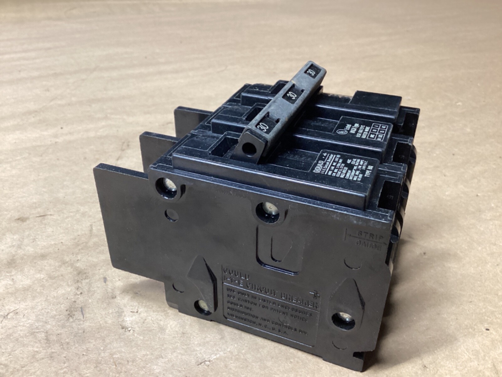ITE Circuit Breaker BQ3B030 Type EQ-B 30A 3 Pole #103F248*CO