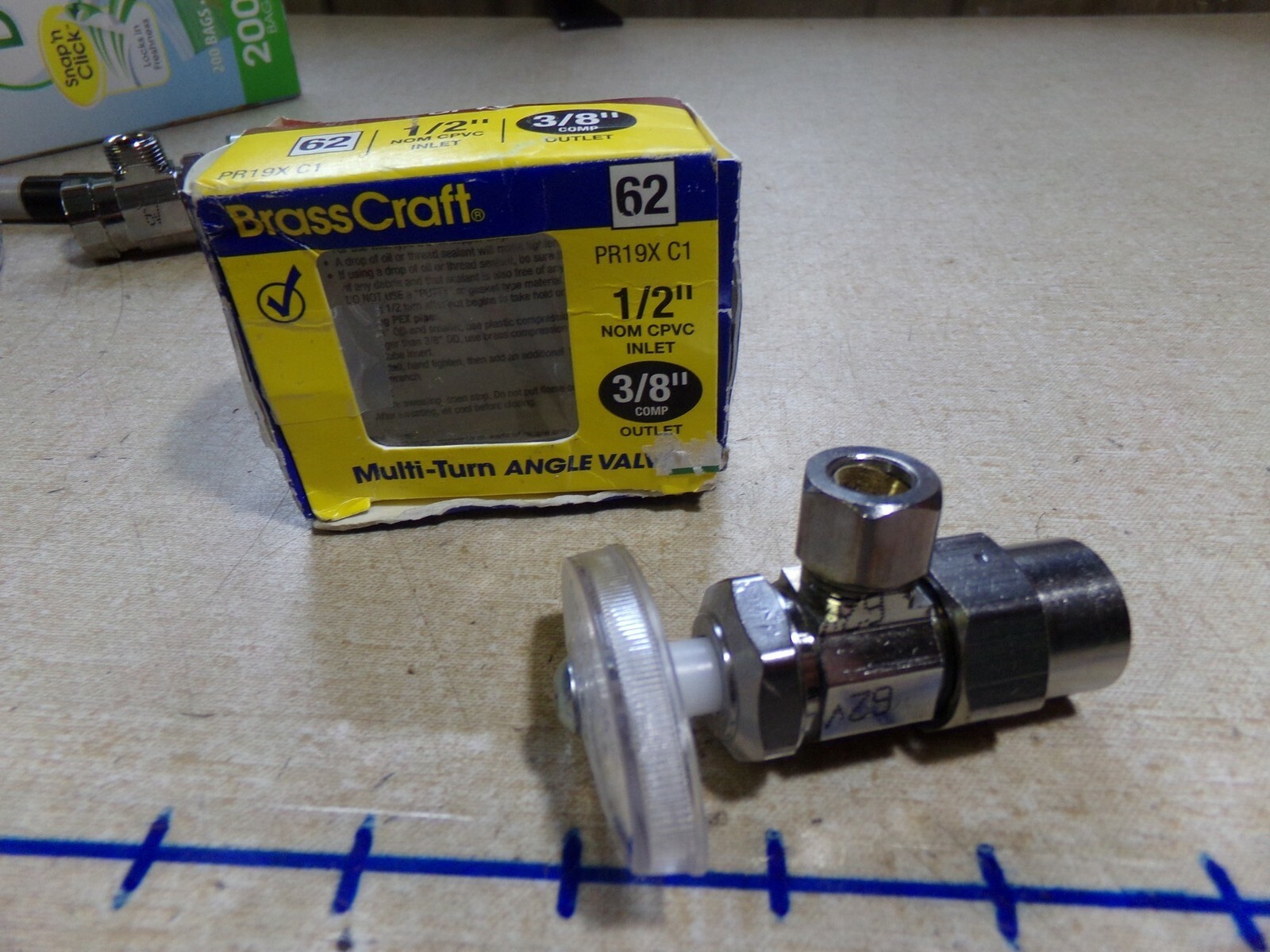NEW Brasscraft PR19XC1 Shut Off Valve *FREE SHIPPING*