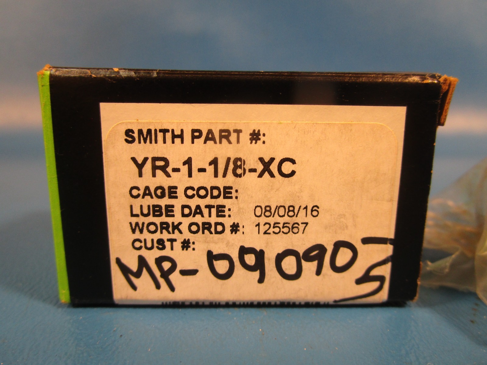 SMITH BEARING YR-1-1/8-XC, Yoke Roller, .3125 Bore, OD 1 1/8, Double Sealed