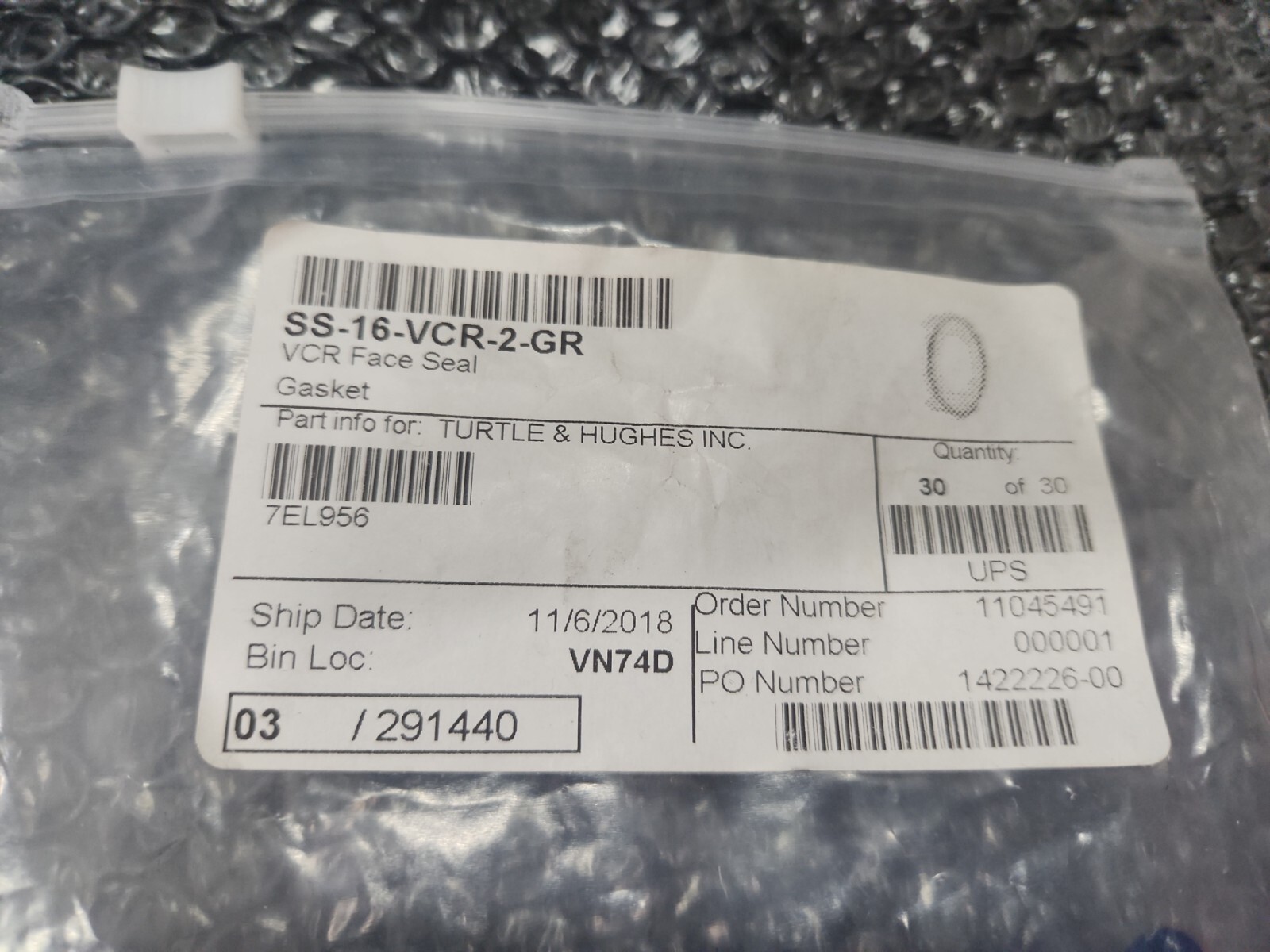 🆕️ Swagelok VCR Face Seal Retainers SS-16-VCR-2-GR ⚡️🇺🇸 SHIP+WARRANTY