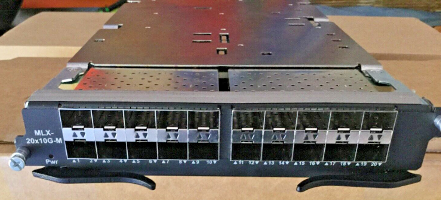 Brocade Extreme BR-MLX-10GX20-M Network Module (MLX-20X10G-M)