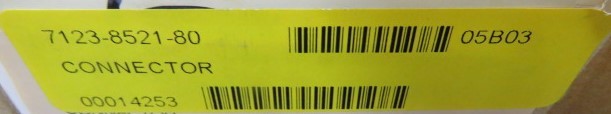 Yazaki 7123-8521-80 Qty of 100 per Lot CONNECTOR; 58 Series Connectors | Y Type