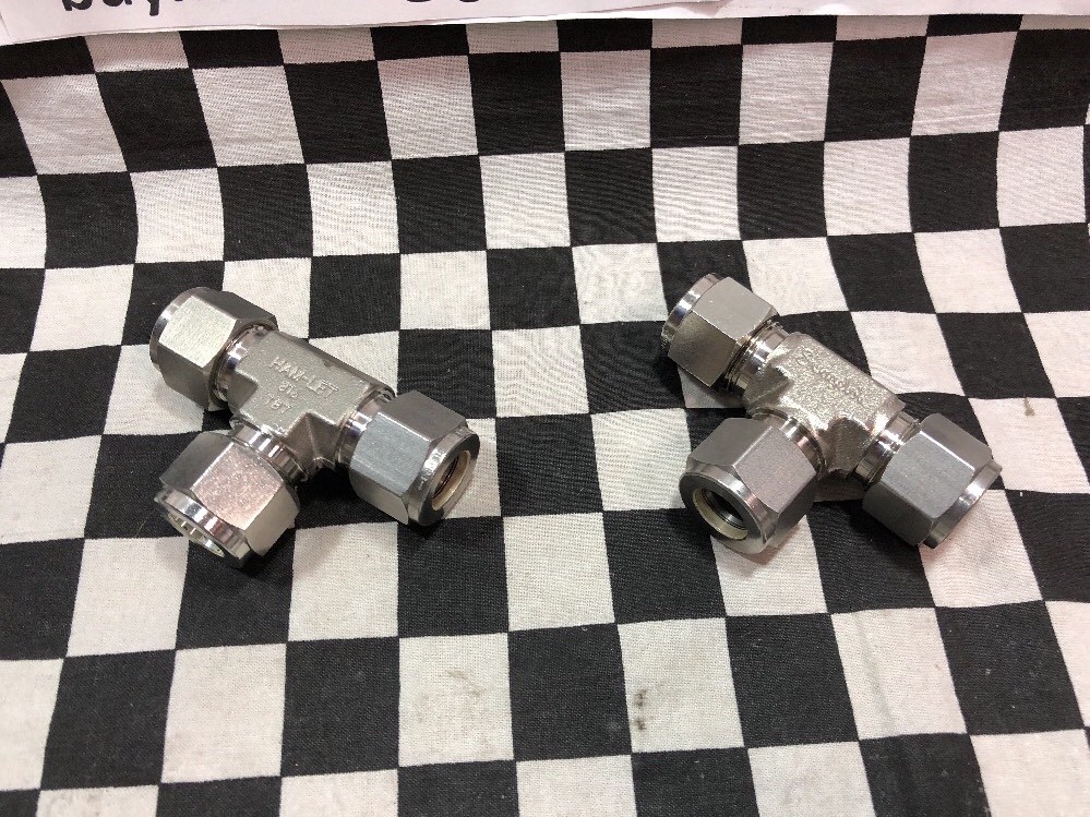 2x Swagelok / Ham Let Tee Union 1/2”, SS-810-3 & 764LSS1/2, Shipsameday#102QW
