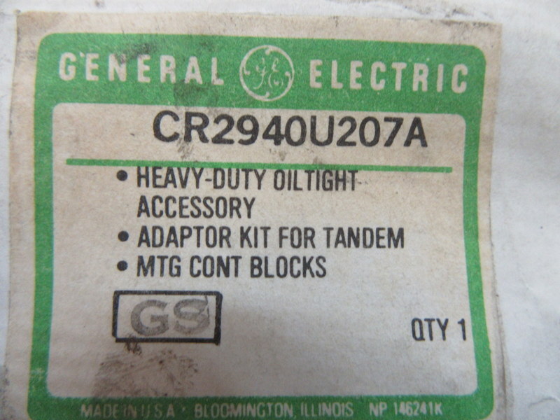 General Electric CR2940U207A Contact Block Adapter Kit