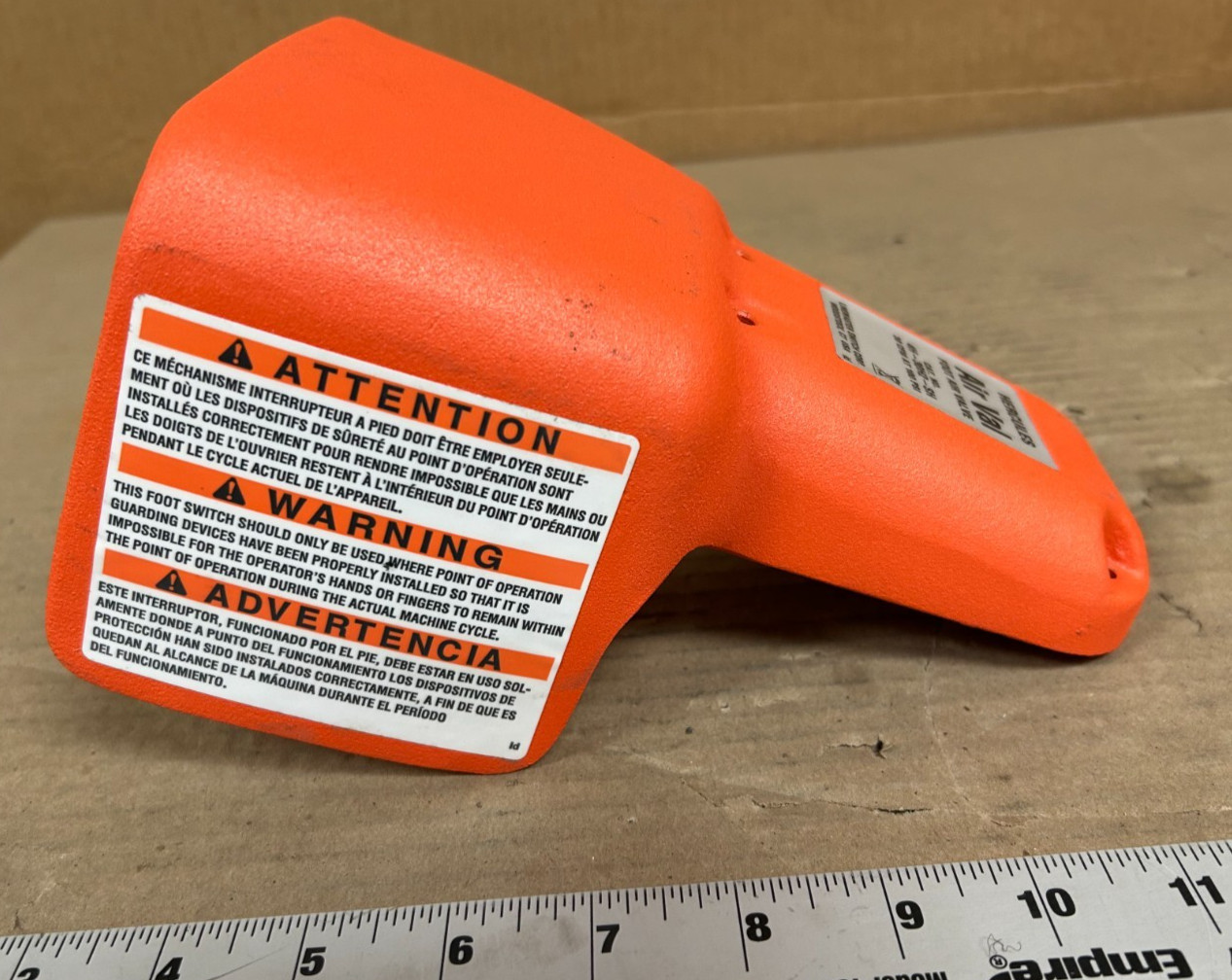Linemaster 4H-30H2-SH Foot Switch Cover P-534-L5 AirVal Hercules