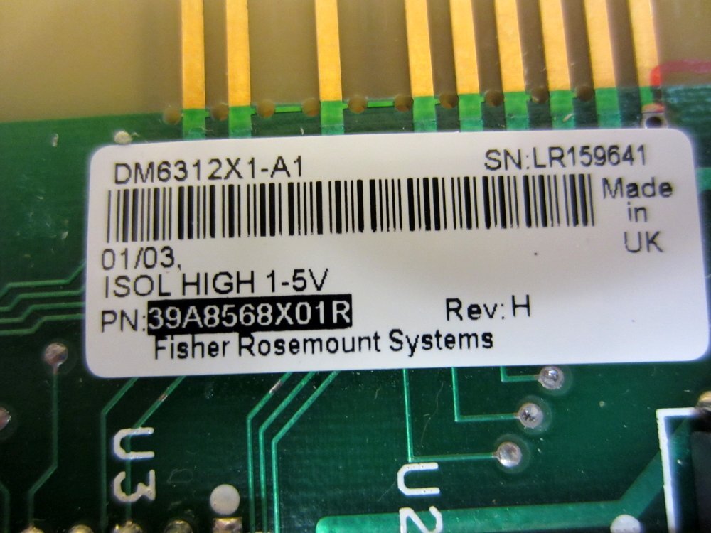 Fisher Rosemount DM6312X1-A1 Input Board 49A621 39A8568X01R