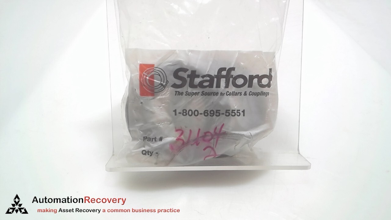 STAFFORD 3L104, UNF/UNC THREADED SHAFT COLLARS ONE-PIECE SPLIT CLAMP, NE #308541