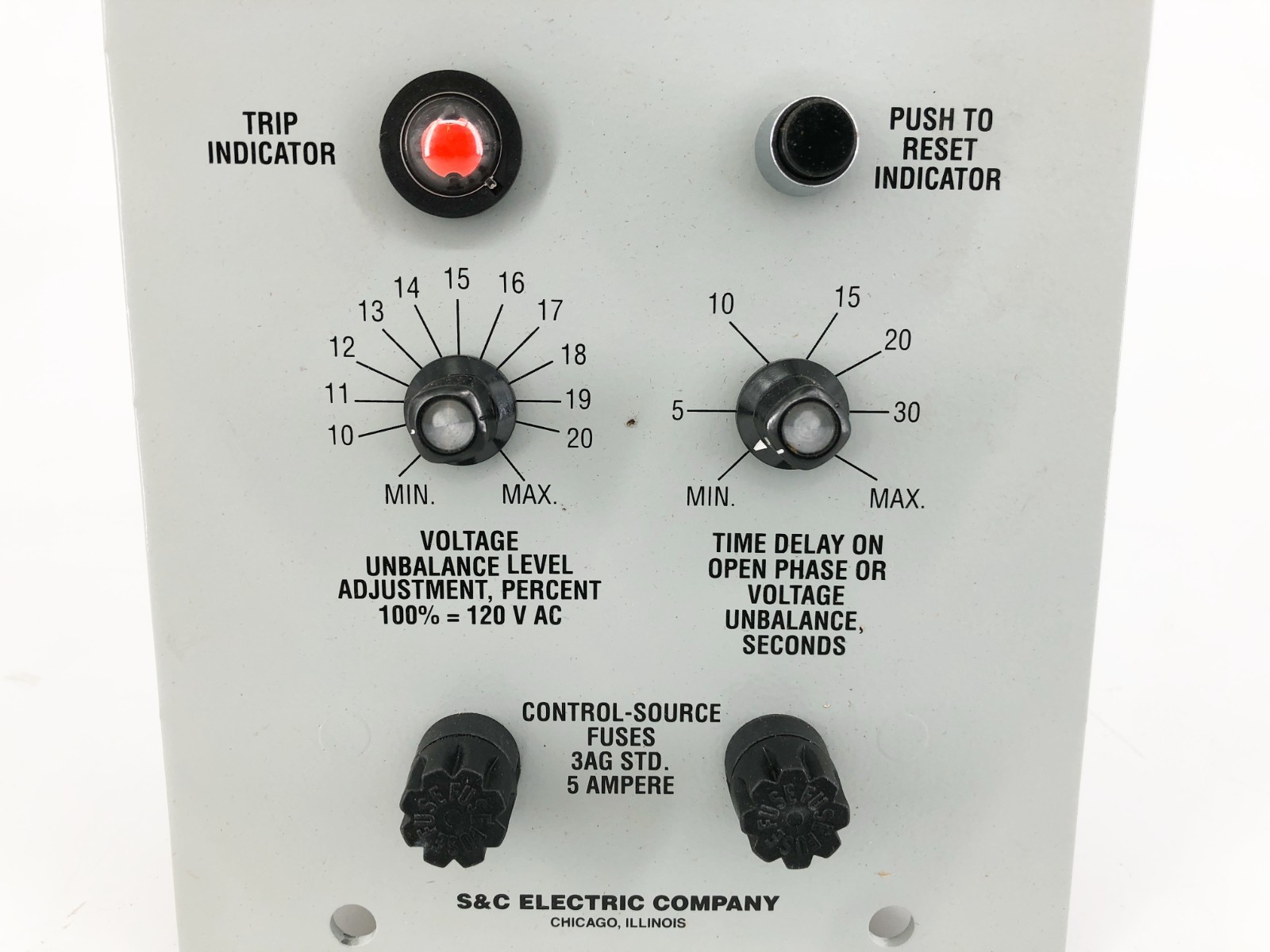 New S&C Electric 38870R3-D Open-Phase Detector Type SPD 120VAC – No Box