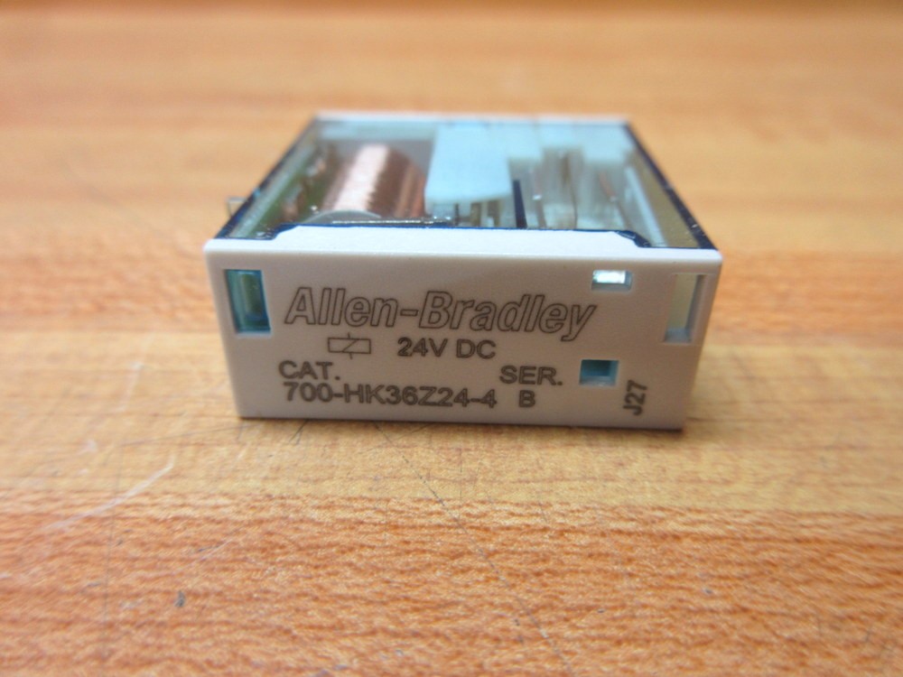 Allen Bradley 700-HK36Z24-4-24V DC Relay 700-HK36Z24-4 -24VDC B (Pack of 3)