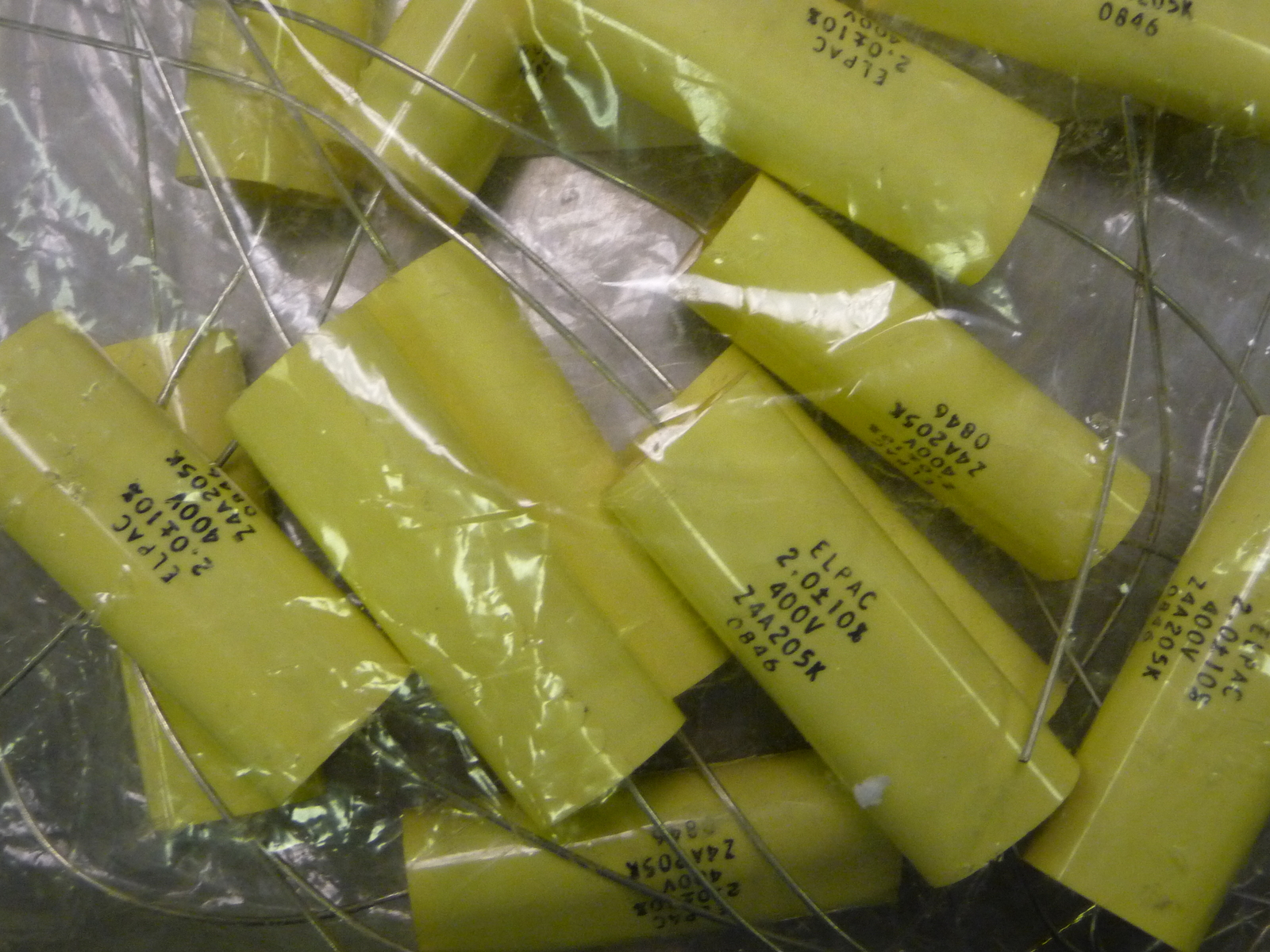 ELPAC Electronics Z4A205K Qty of 10 per Lot Capacitor fixed metallized paper