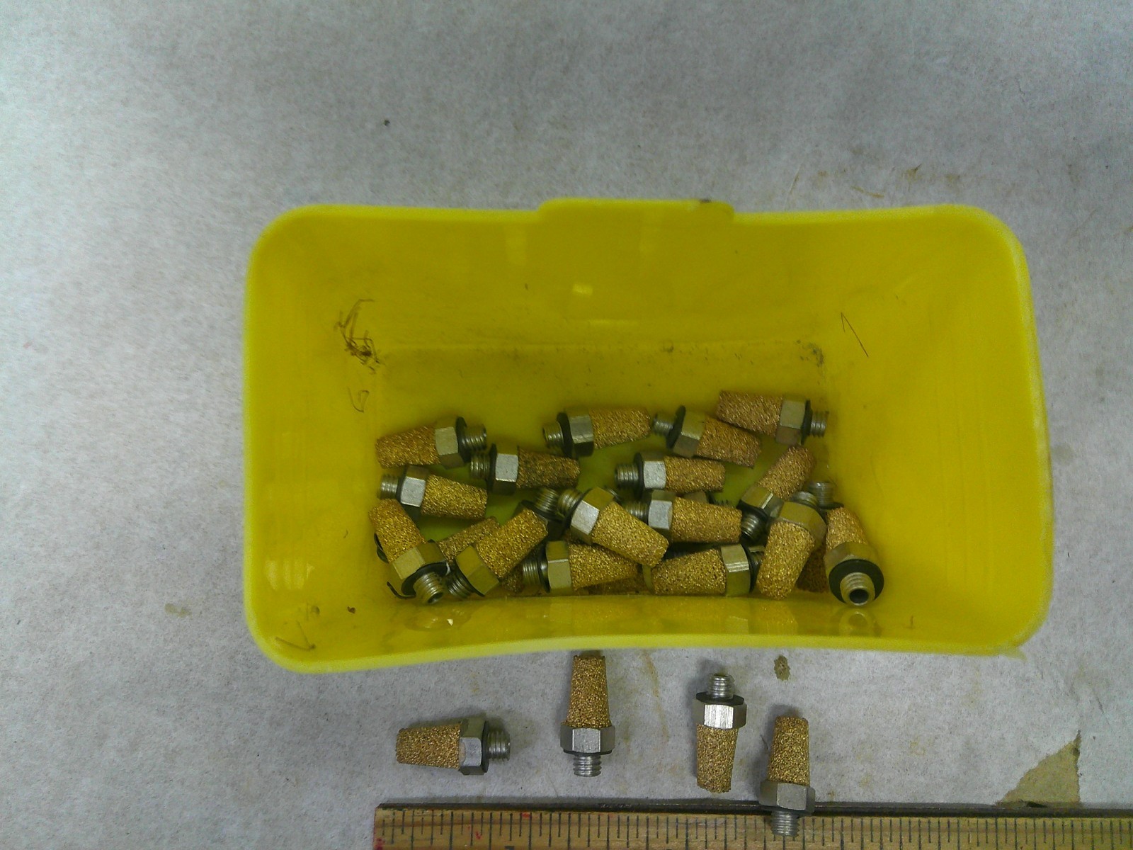SOLENOID MUFFLERS BRASS (24PCS.)