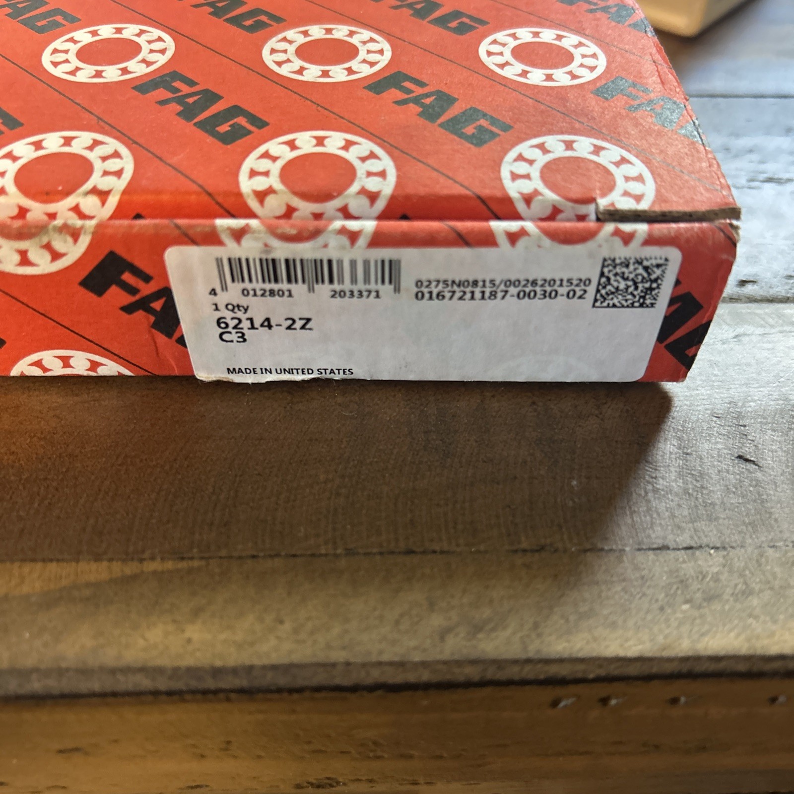 Deep groove ball bearings 6214-2ZC3