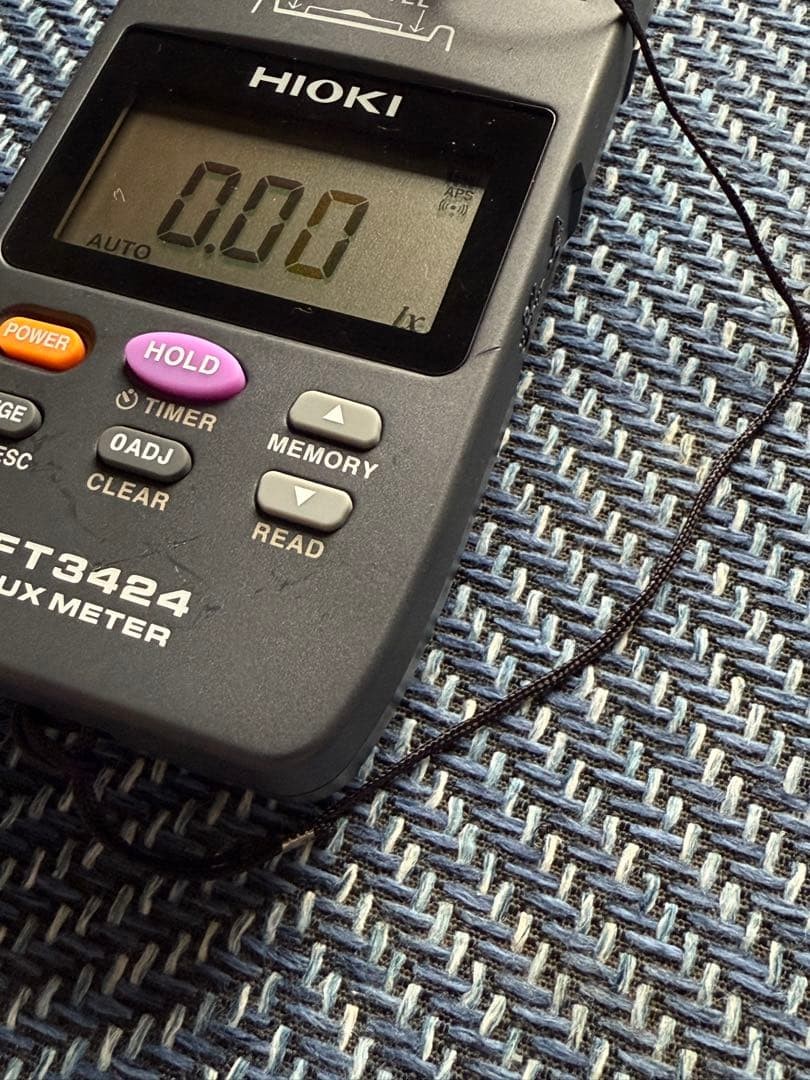 Hioki Digital Illuminance Light Meter FT3424 Lux Meter